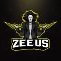 Zeus sport mascot logo