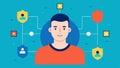 These illustrations can effectively convey the concept of facial recognition technology in various security and