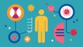 These illustrations can help convey the concept of targeted cancer gene therapy effectively focusing on the Royalty Free Stock Photo