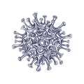 Illustrations concept coronavirus COVID-19