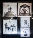 Illustrations for disks by Bansky