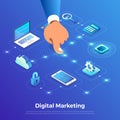 Isometric Digital Marketing