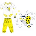 little hey bee girls bodysuit print vector art