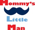 mommy little man art design