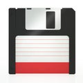 Illustrations old floppy disk Royalty Free Stock Photo