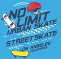 street skate urban skate vector art