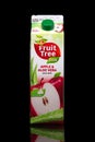 Illustrative editorial F&N Fruit Tree Apple Aloe Vera drink