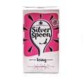 SIlver spoon icing sugar Royalty Free Stock Photo