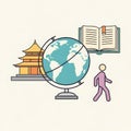 Global Education and Travel Concepts Royalty Free Stock Photo