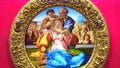 Florence - Tondo Doni. Illustrative video of a masterpiece of Michelangelo Buonarrotti