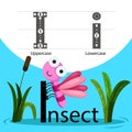 Illustrator of Insect with i font