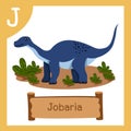 Illustrator of K for Dinosaur jobaria