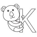 Illustrator of K koala