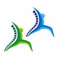 Healthy Spine Chiropractic medical logo