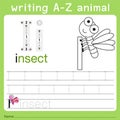 Illustrator of writing a-z animal i
