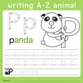 Illustrator of writing a-z animal p