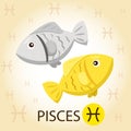 Illustrator of Zodiac with pisces
