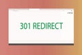 Illustrtion of 301 Redirect HTTP Status Code