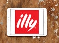 Illy coffee brand logo Royalty Free Stock Photo