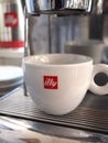 Illy coffee cup Royalty Free Stock Photo