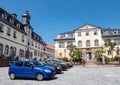 Ilmenau town hall with market square in Thuringia