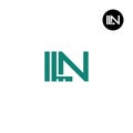 ILN Logo Letter Monogram Design Royalty Free Stock Photo