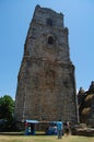 San Agustin Church of Paoay bell tower facade in Ilocos Norte, Philippines Royalty Free Stock Photo