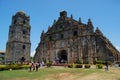 San Agustin Church of Paoay facade in Ilocos Norte, Philippines Royalty Free Stock Photo