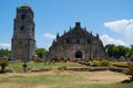 San Agustin Church of Paoay facade in Ilocos Norte, Philippines Royalty Free Stock Photo