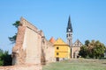 Ilok Church with its tower, the Sveti Ivan Kapistran church, in the franjevacki samostan convent.