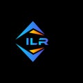 ILR abstract technology logo design on white background. ILR creative initials letter logo concept.ILR abstract technology logo Royalty Free Stock Photo