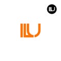 ILU Logo Letter Monogram Design Royalty Free Stock Photo