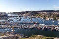 Fishing boats in Ilulissat Harbor, Greenland Royalty Free Stock Photo