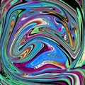 Ilustration pattern abstract liquid colorful