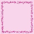 Ilustration pattern love in pink color, this good for post card in valentine days