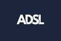 ADSL, Asymmetric Digital Subscriber Line Royalty Free Stock Photo