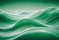ilver and green shaded wavy texture with shiny satin surface Royalty Free Stock Photo
