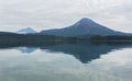 Ilyinsky stratovolcano near Kurile Lake.