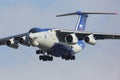 Ilyushin IL-76LL 76529 flying testbed with new PD-14 engine landing at Zhukovsky - Ramenskoe airport.