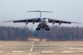 Ilyushin IL-76MD RA-76733 of russian air force takes off at Kubinka air force base.