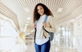 Im here to learn. Cropped portrait of an attractive young female college student standing with her backing in a campus Royalty Free Stock Photo