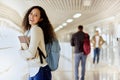 Im loving university life. Cropped portrait of an attractive young female college student standing with her textbooks in Royalty Free Stock Photo