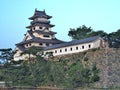 Imabari Castle in Imabari, Ehime Prefecture, Japan. Royalty Free Stock Photo