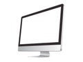 IMac Computer on white background mockup