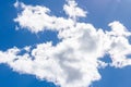 White Clouds and Blue Sky Royalty Free Stock Photo