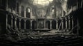 Image of an Abandoned Theater in European World War II