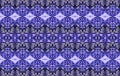 VIOLET ABSTRACT FACE DUPLICATION PATTERN