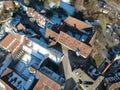 aerial view over Bebenhausen Monastery Germany Royalty Free Stock Photo