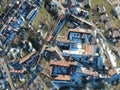 aerial view over Bebenhausen Monastery Germany Royalty Free Stock Photo