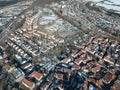 aerial view over Weil der Stadt Baden Wuerttemberg Germany